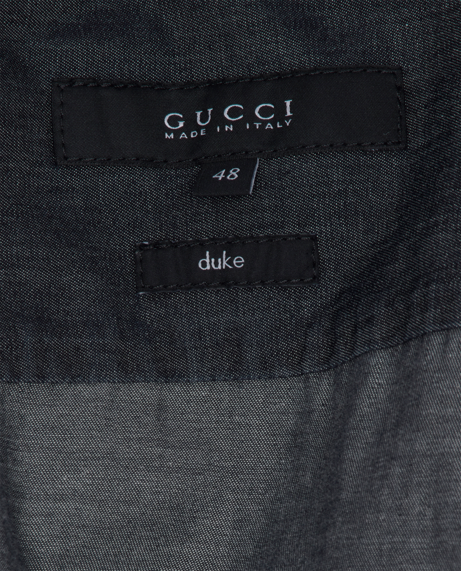 Gucci Long Sleeve Shirt, &pound;95, Clothing, Black, Cotton, Other view