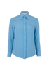 Gucci Shirt, &pound;175, Clothing, Blue, Silk, Front view