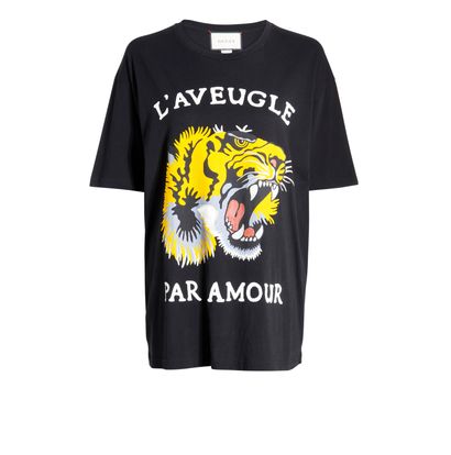 Gucci Lion Graphic T-shirt, front view