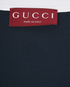 Gucci Knight Logo Embroidered T-Shirt, &pound;150, Clothing, Navy, Cotton, Other view