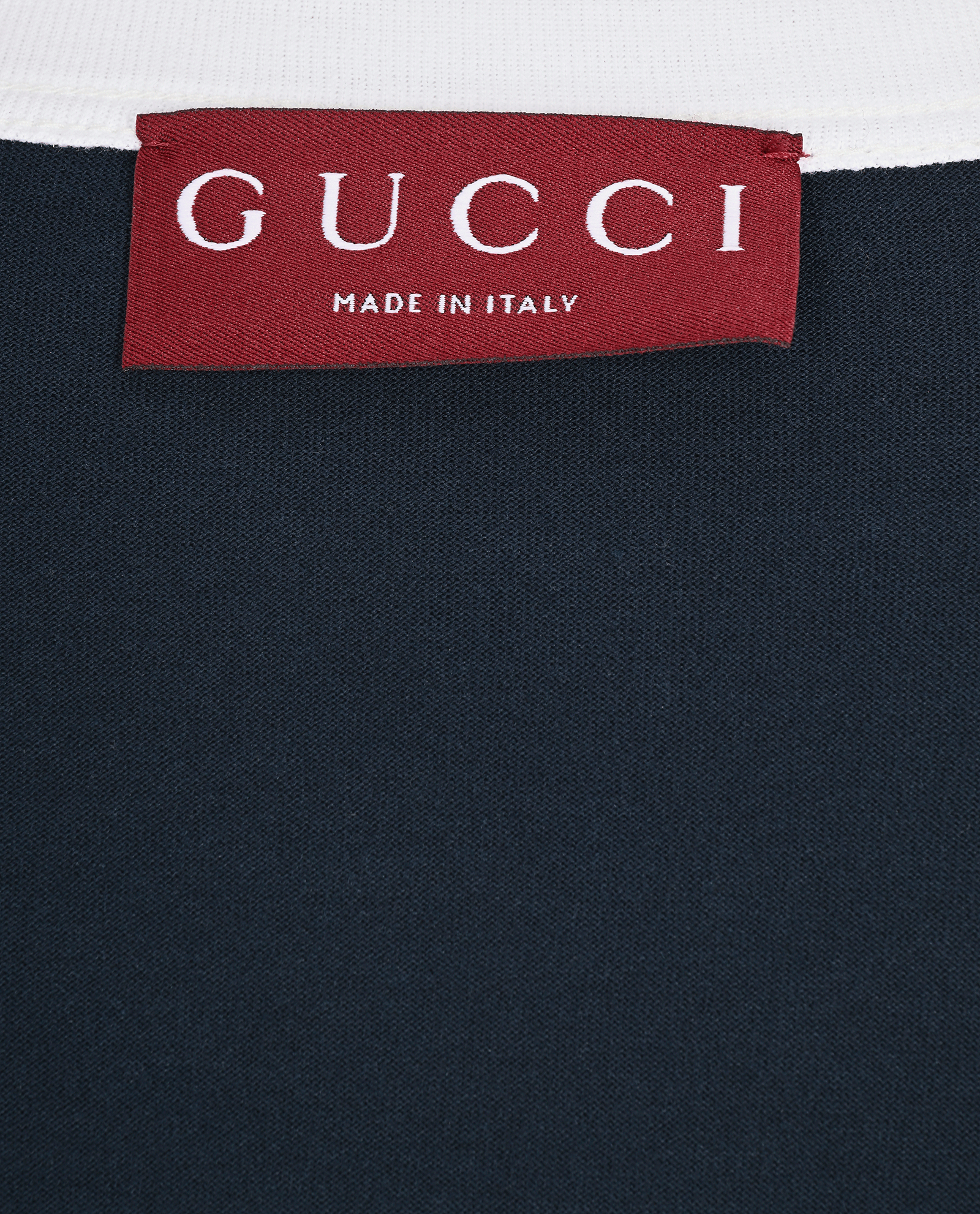 Gucci Knight Logo Embroidered T-Shirt, &pound;150, Clothing, Navy, Cotton, Other view