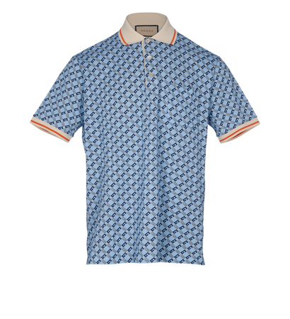 Gucci Geometric G Polo Shirt, front view