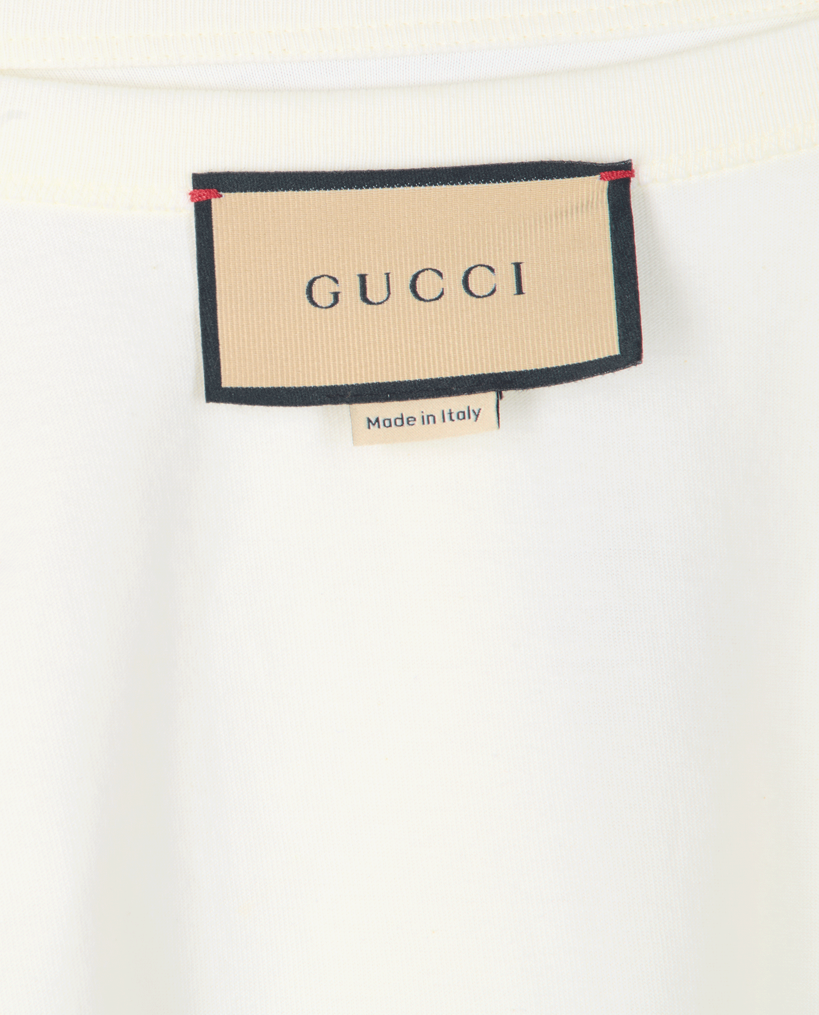 Gucci Interlocking G Crystals T-Shirt, &pound;180, Clothing, White, Cotton, Other view