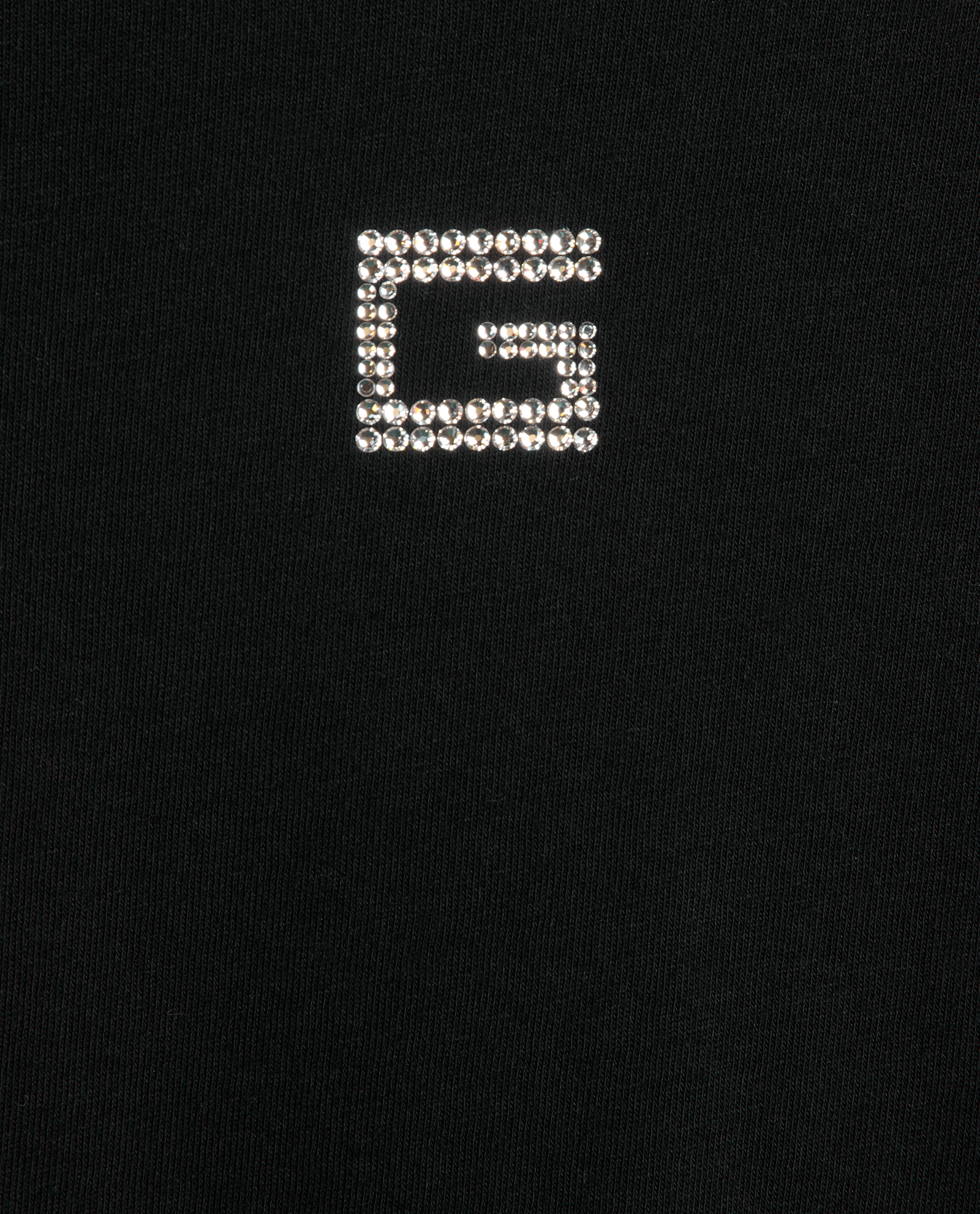 Gucci G Crystal T-Shirt, &pound;190, Clothing, Black, Cotton, Other view
