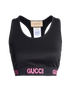 Gucci Logo Print Crop Top, front view