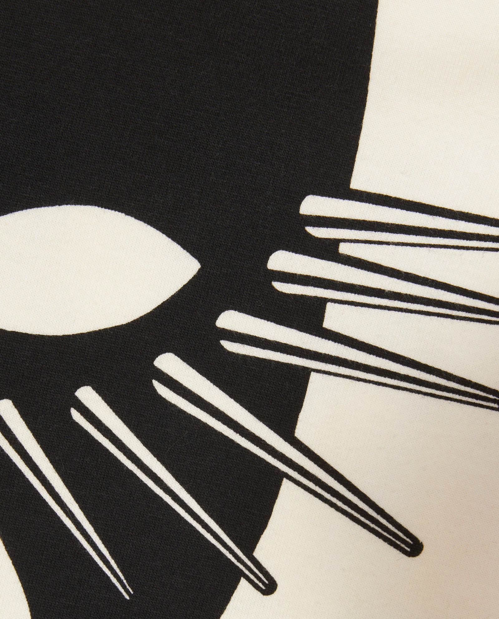 Gucci Cat Mask T-Shirt, &pound;120, Clothing, Black/Cream, Cotton, Other view