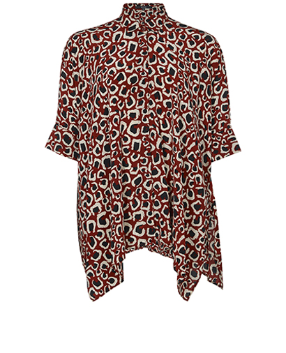 Gucci Animal Print Oversized Shirt, front view