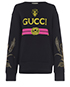 Gucci Embroidered Logo Sweatshirt, &pound;695, Front view