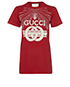 Gucci Crystal Embellished T-Shirt, front view