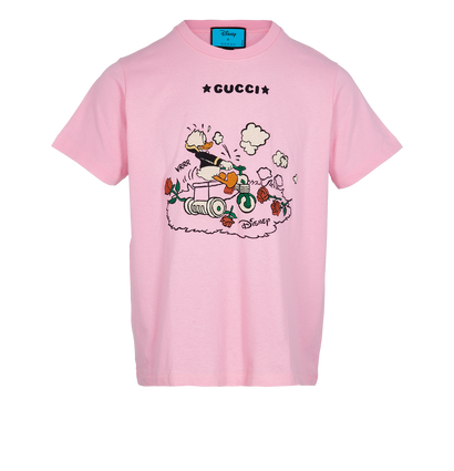 Gucci X Disney Donald Duck Embroidred T-shirt, front view