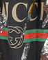 Gucci Oversized Logo & Embellished T-Shirt, £160, Clothing, Black, Cotton, Other view