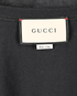 Gucci Oversized Logo & Embellished T-Shirt, £160, Clothing, Black, Cotton, Other view