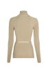 Gucci Belted Ribbed Turtle Neck, back view