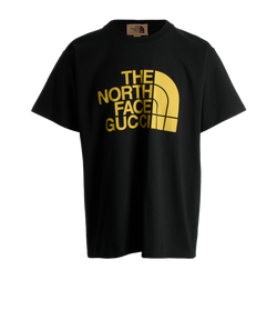 Gucci X The North Face Logo T-Shirt, Mens, Cotton, Black, Sz S, 3*