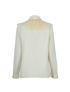Gucci Crystal Embellished Bow Blouse, &pound;350, Clothing, Cream, Silk, Back view
