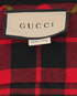 Gucci Plaid Embellished Collar Shirt, £450, Clothing, Black/Red, Wool, Other view