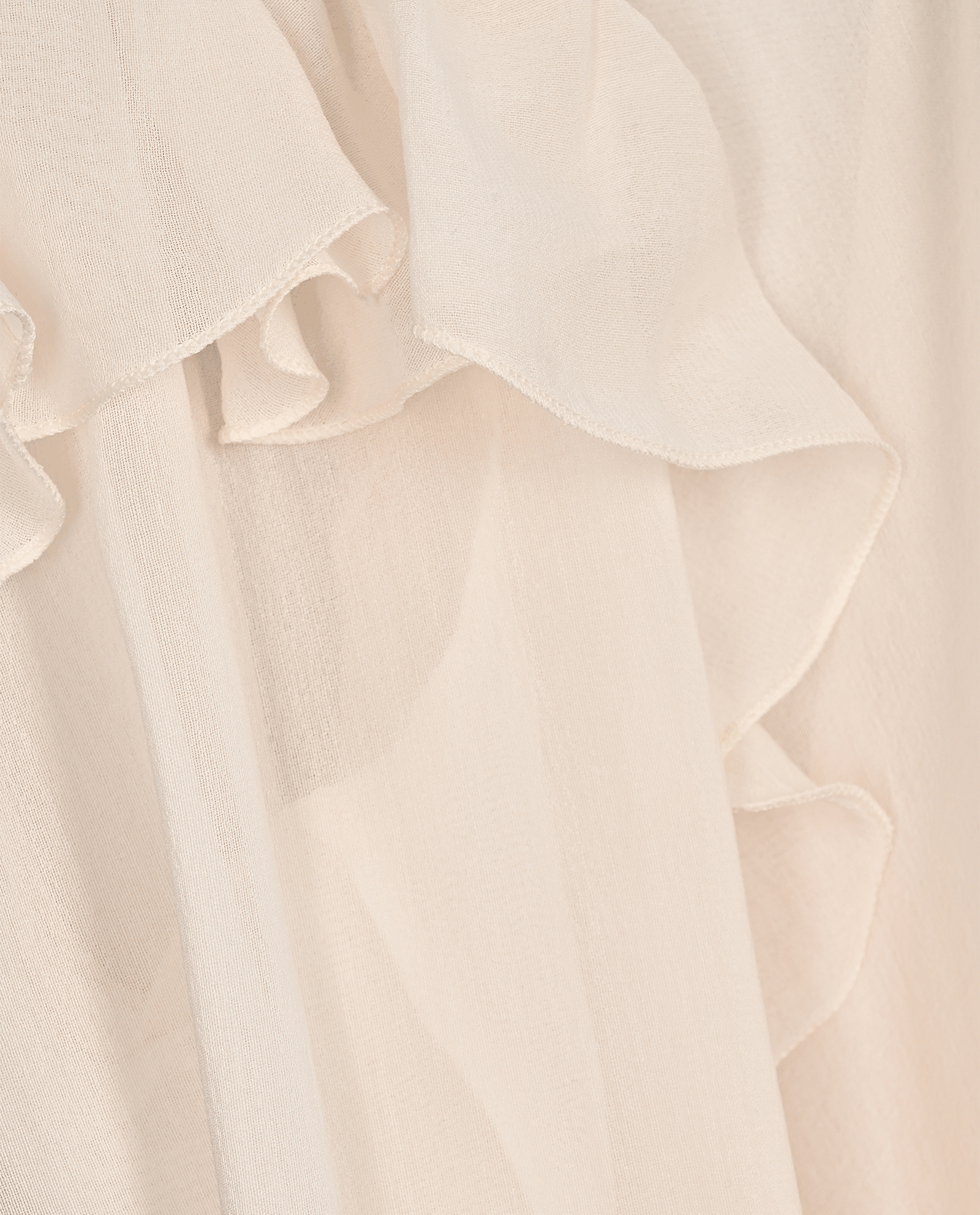 Gucci Ruffle Blouse, &pound;180, Clothing, White, Cotton/Silk, Other view