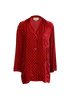 Gucci GG Devore Shirt, &pound;275, Clothing, Red, Silk/Viscose, Front view