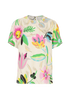 Gucci Floral Short Sleeve Blouse, front view