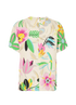 Gucci Floral Short Sleeve Blouse, back view