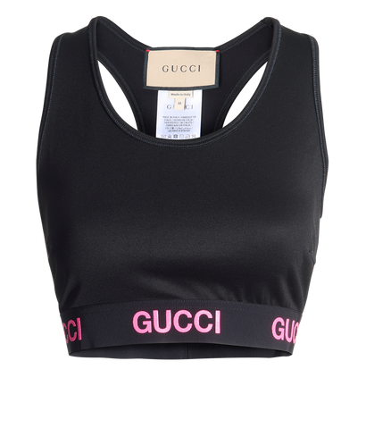 Gucci Logo Crop Top, front view