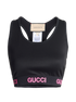 Gucci Logo Crop Top, front view