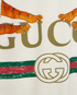 Gucci Dueling Tiger Print T-Shirt, &pound;120, Clothing, White, Cotton, Other view