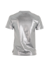 Gucci Logo Laminated T-Shirt, &pound;160, Clothing, Silver, Cotton, Back view