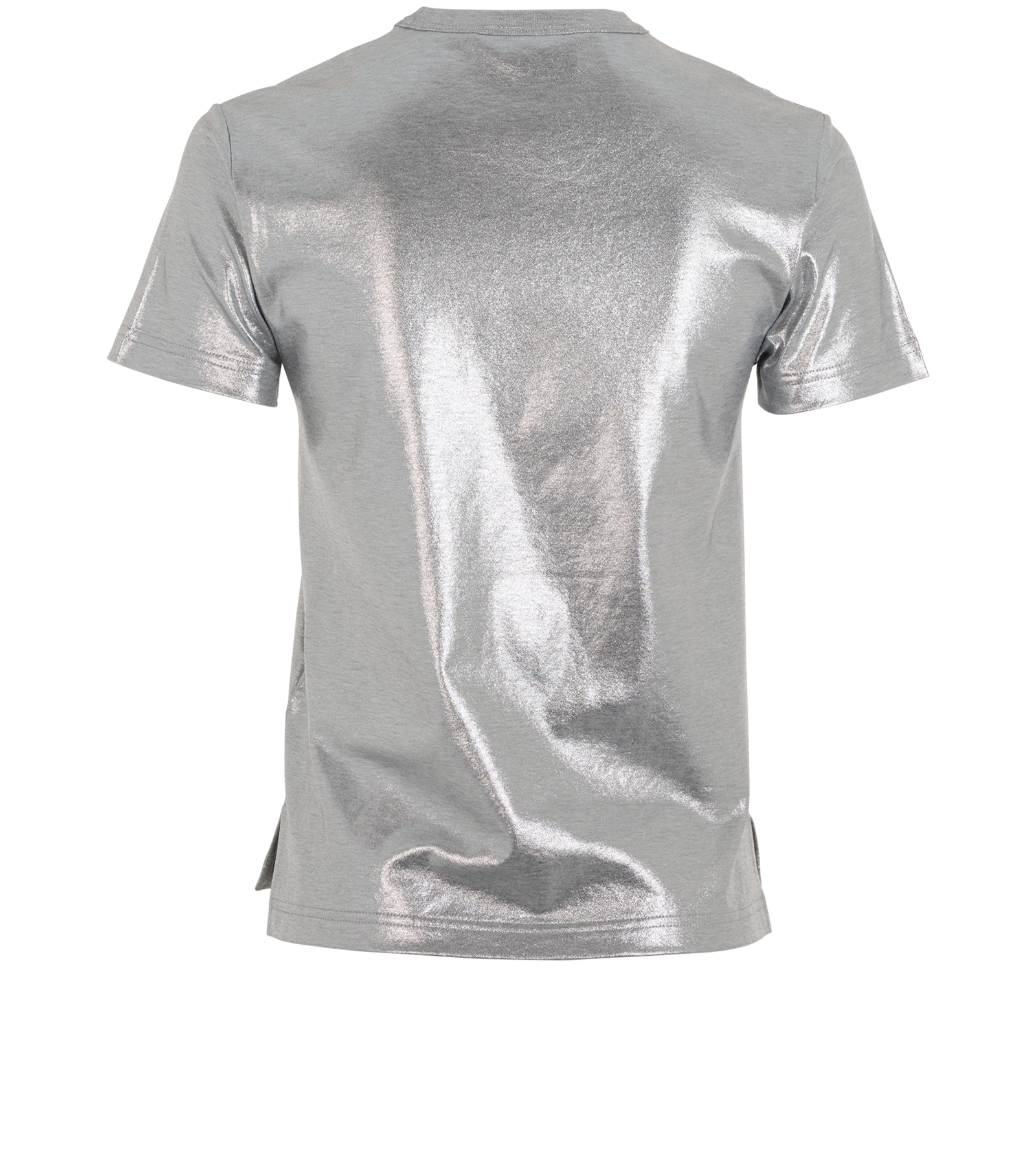 Gucci Logo Laminated T-Shirt, &pound;160, Clothing, Silver, Cotton, Back view