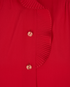Gucci Frill GG Buttoned Blouse, &pound;220, Clothing, Red, Silk, Other view