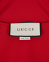 Gucci Frill GG Buttoned Blouse, &pound;220, Clothing, Red, Silk, Other view
