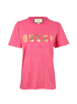 Gucci Logo & Star T-Shirt, £120, Clothing, Pink, Cotton, Front view