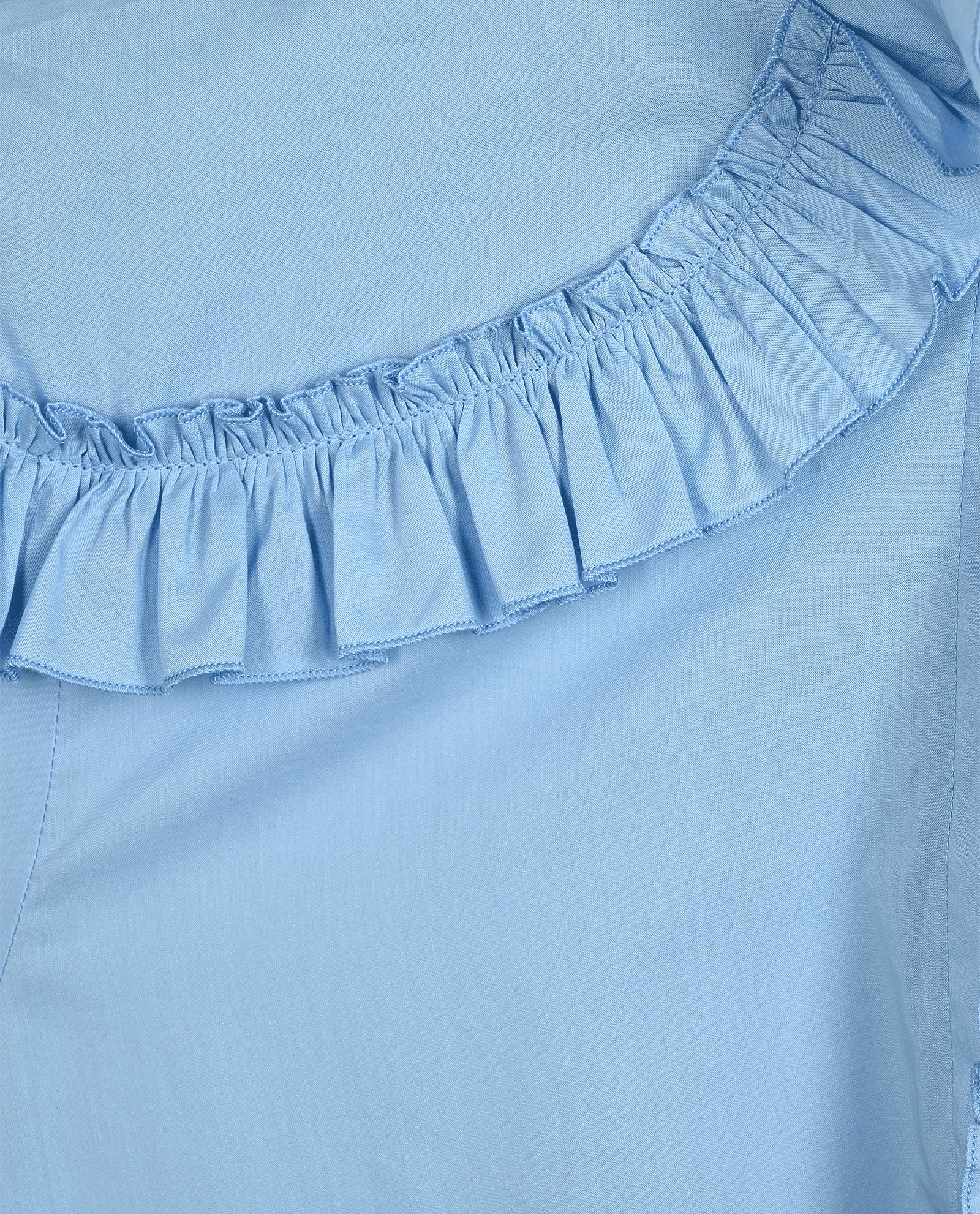 Gucci Ruffle Shirt, &pound;195, Clothing, Blue, Cotton, Other view