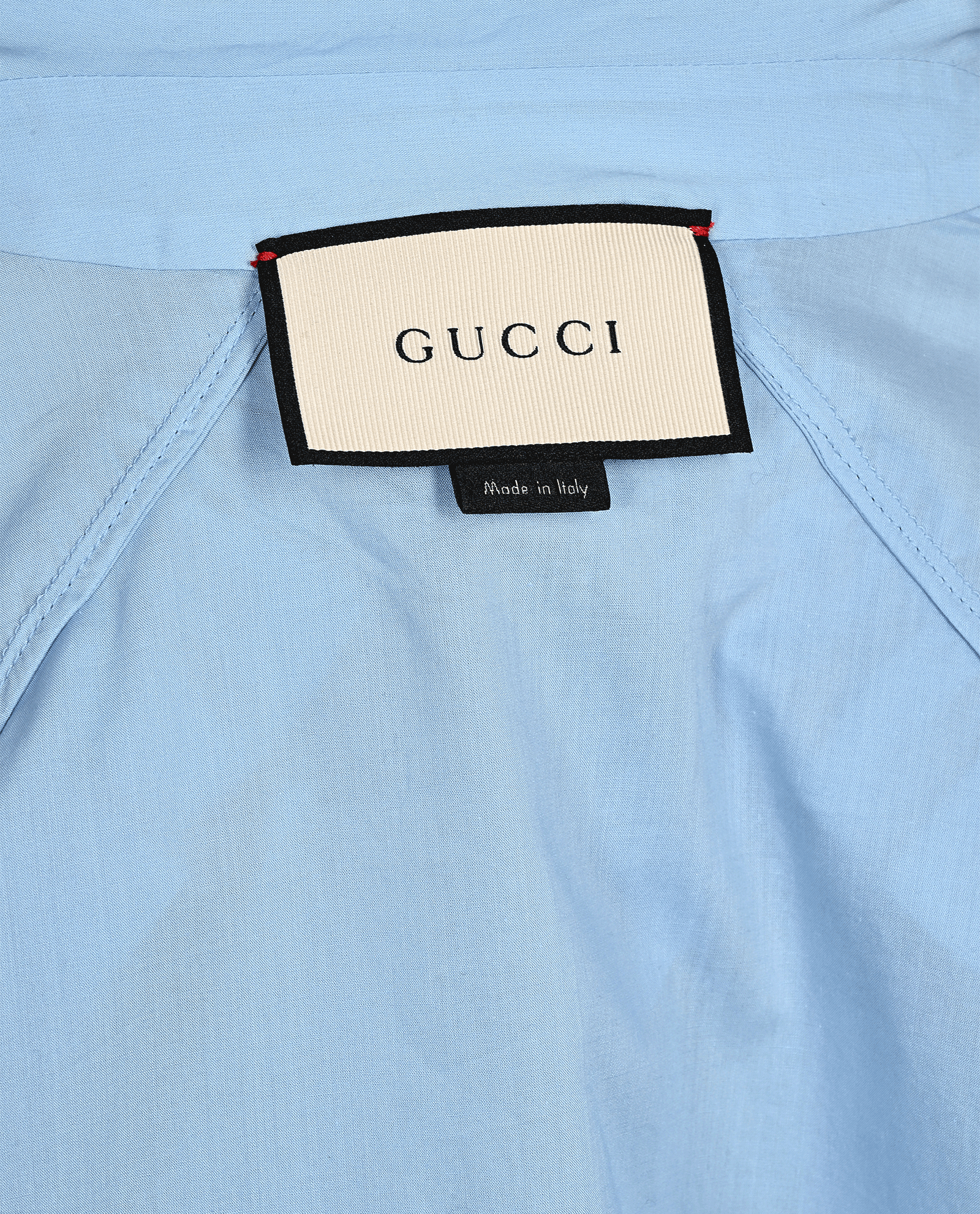 Gucci Ruffle Shirt, &pound;195, Clothing, Blue, Cotton, Other view