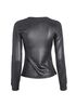 Gucci Shiny Long Sleeves Top, back view