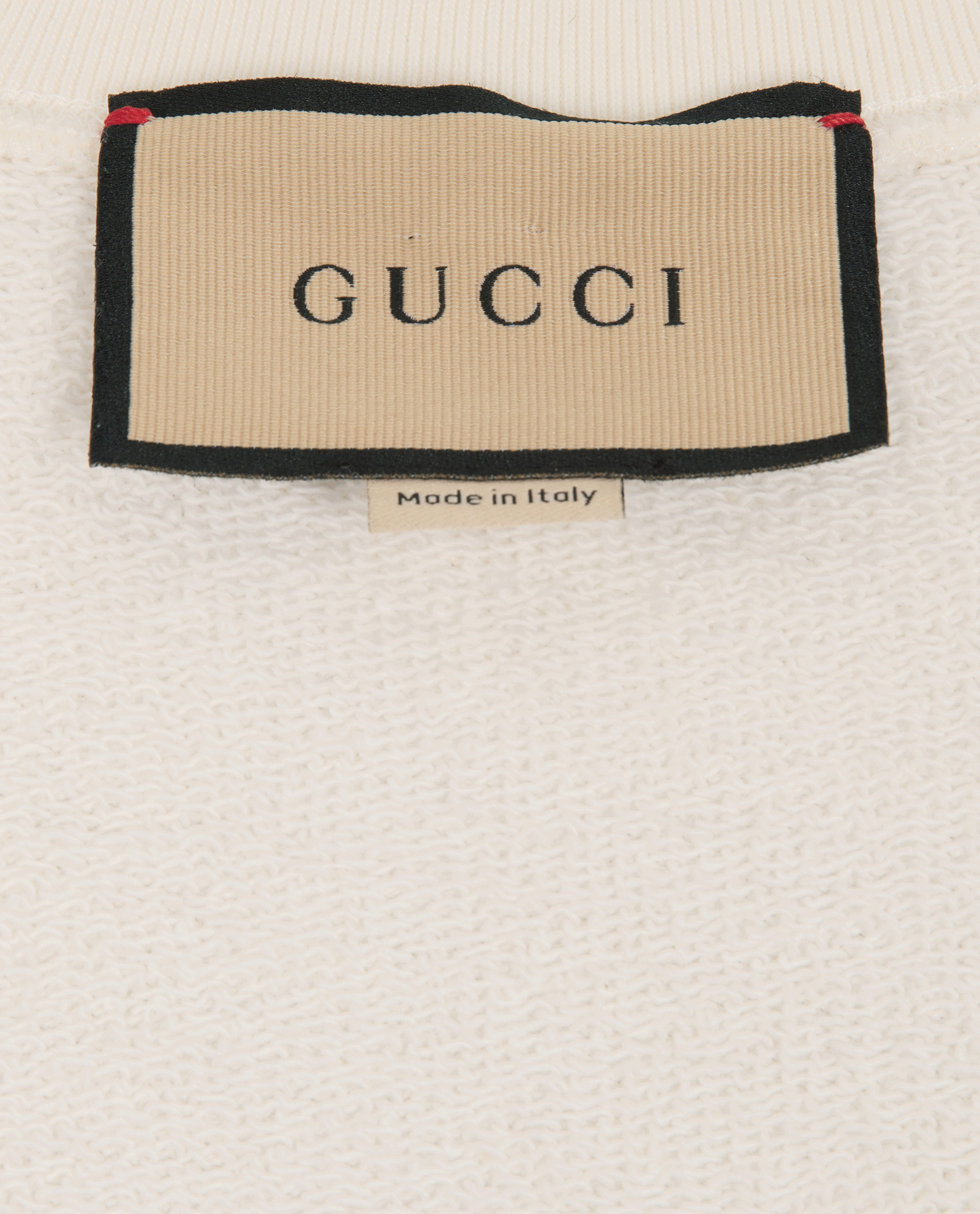 Gucci Logo Embroidered Cropped Top, &pound;195, Clothing, White, Cotton, Other view
