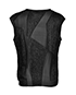 Helmut Lang Sheer Sparkly Sleeveless Top, back view