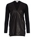 Helmut Lang Leather Panel Top, front view