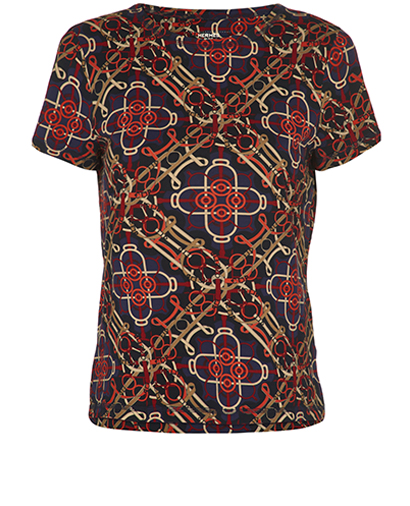 Hermes Printed Chain T- Shirt, front view