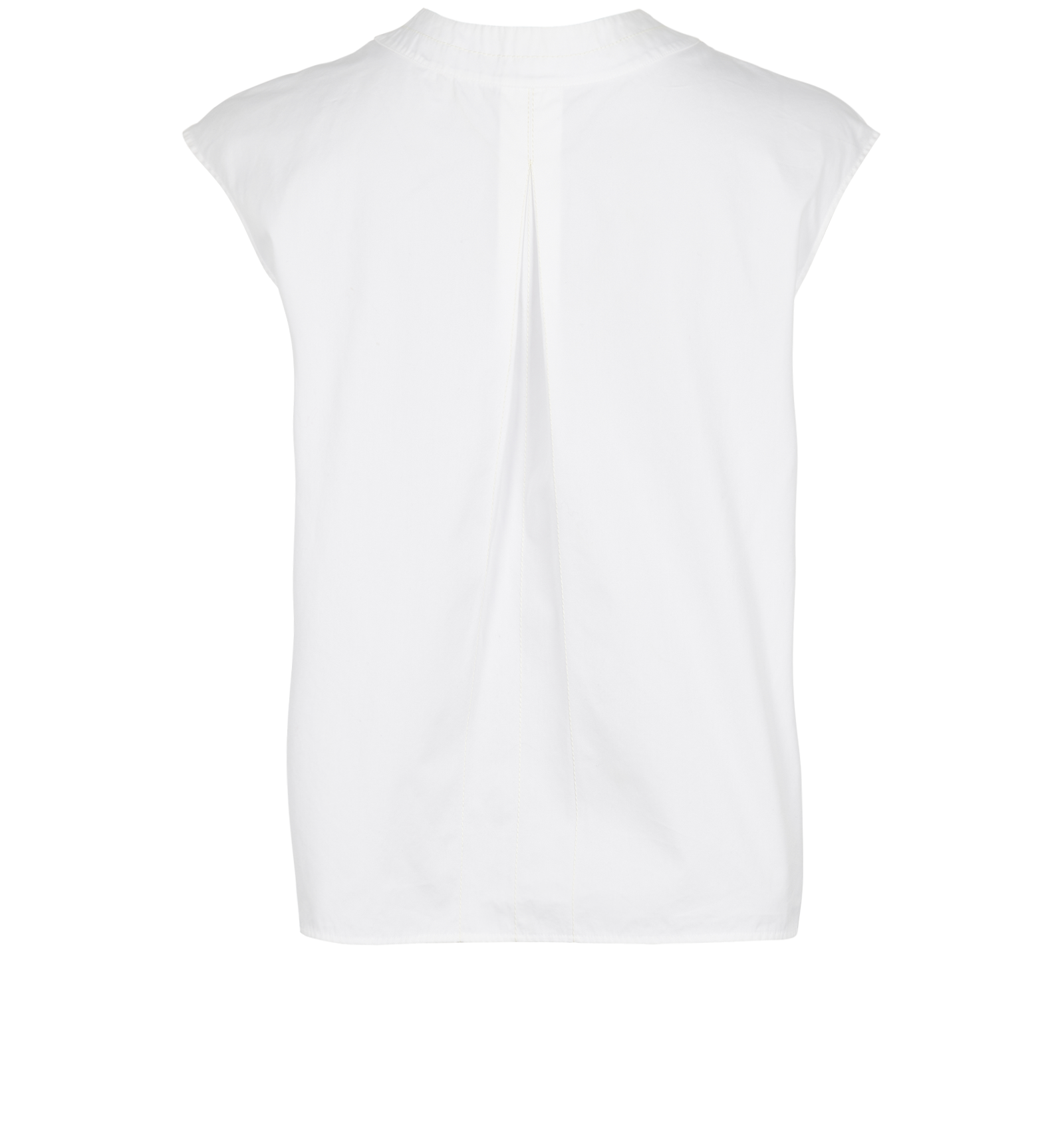 Hermes Sleeveless Top, &pound;190, Clothing, White, Cotton, Back view