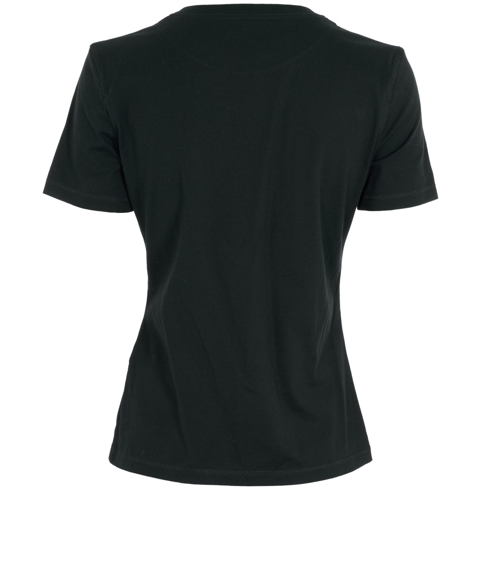 Hermes Micro Do Re T-Shirt, &pound;195, Clothing, Black, Cotton, Back view