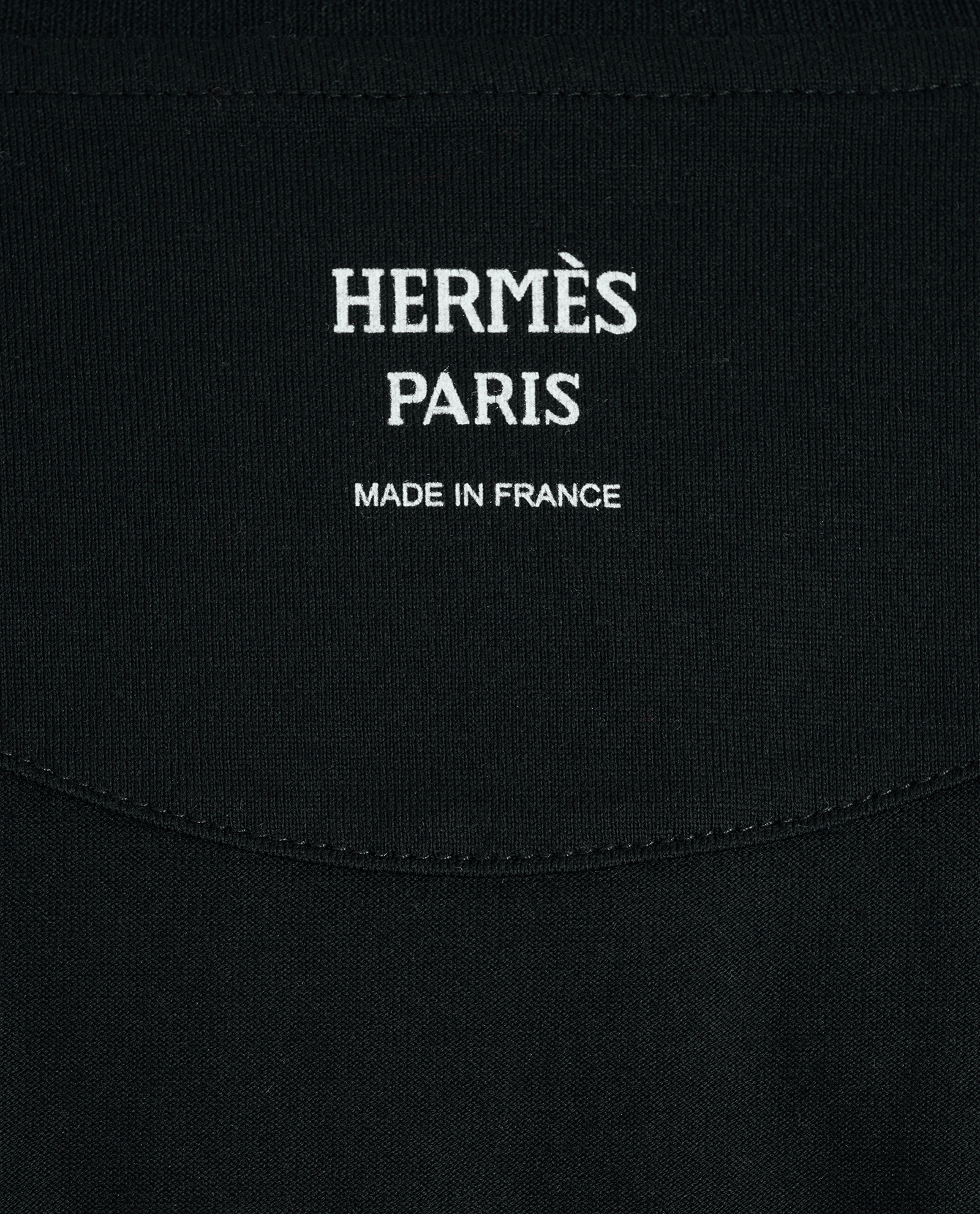 Hermes Micro Do Re T-Shirt, &pound;195, Clothing, Black, Cotton, Other view
