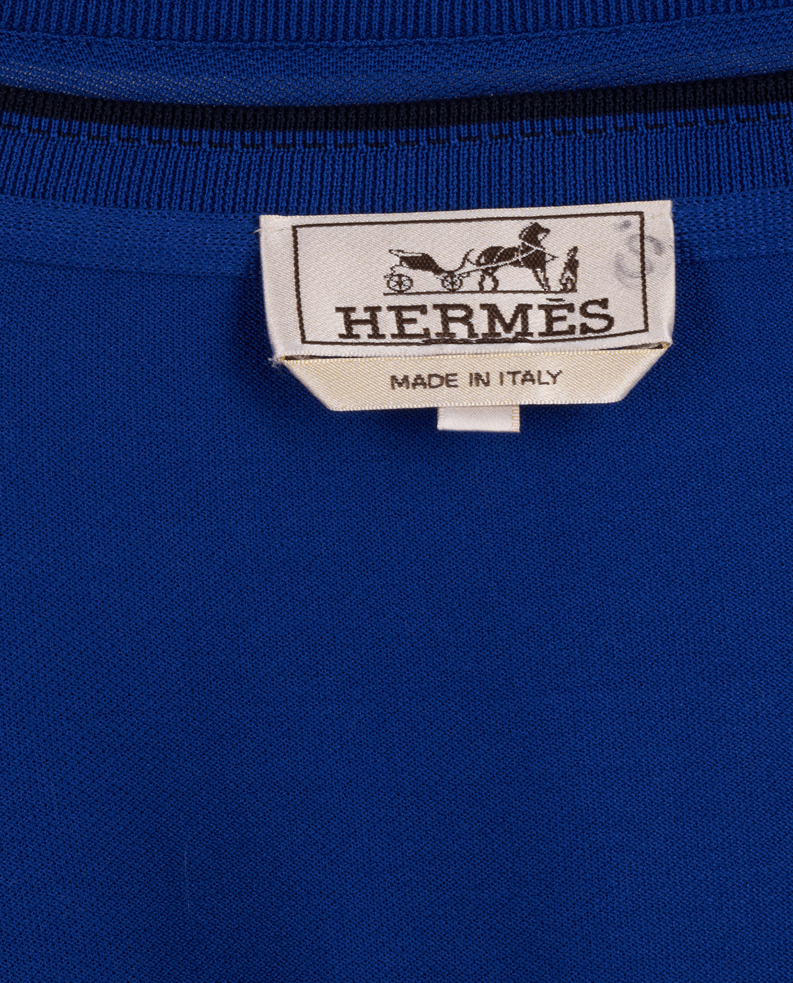 Hermes Mens T-Shirt, &pound;160, Clothing, Blue, Cotton, Other view