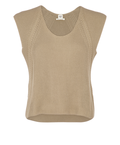 Hermes Cropped Vest Top, front view