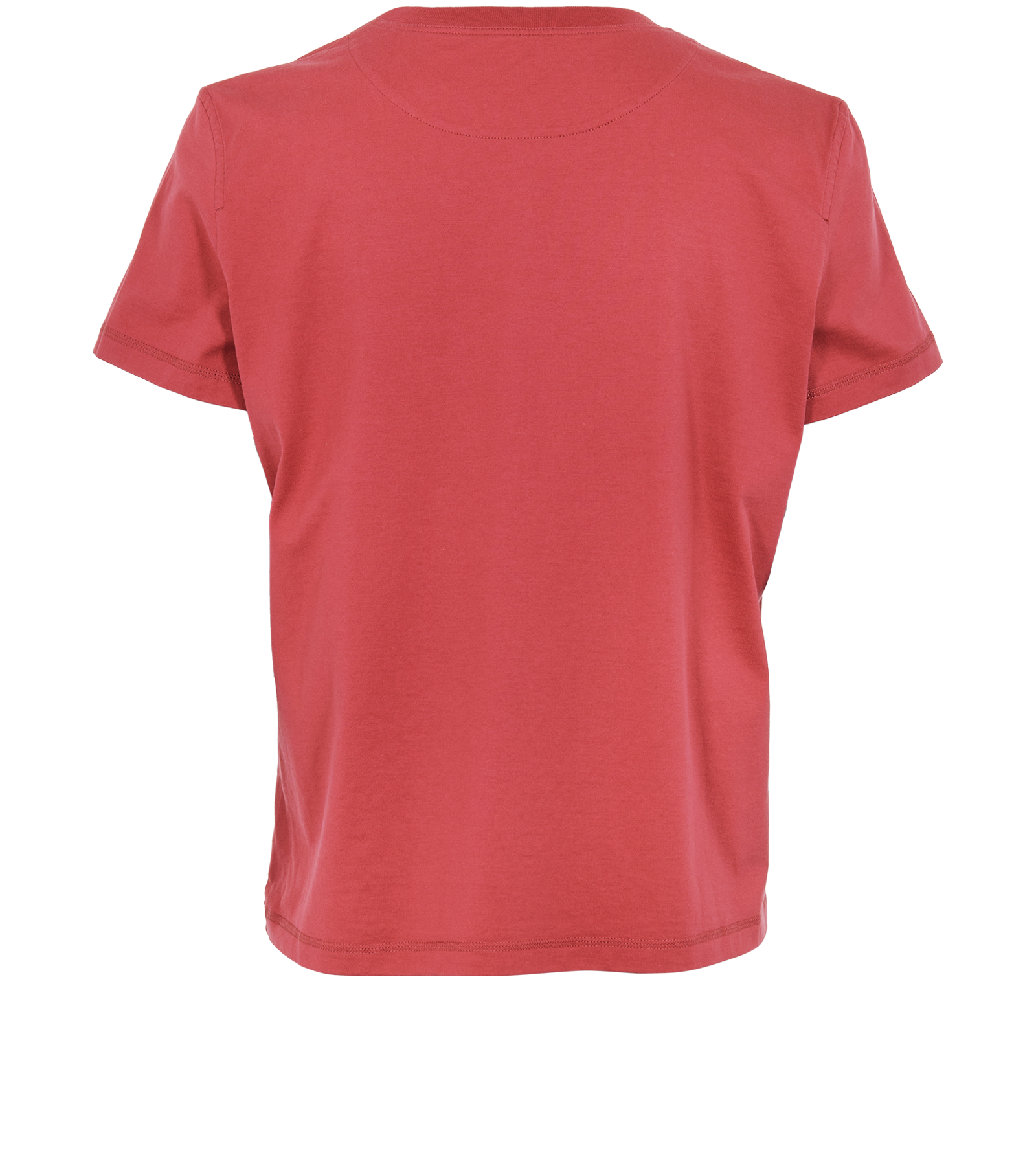 Hermes Embroidered Pocket T-Shirt, &pound;195, Clothing, Pink, Cotton, Back view