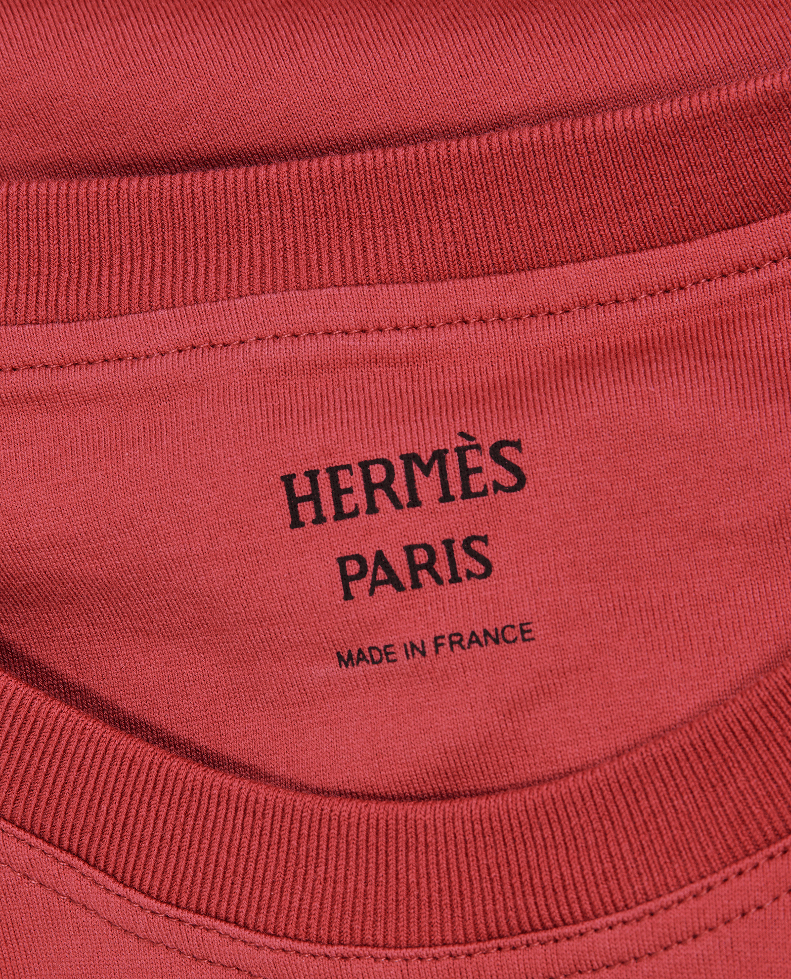 Hermes Embroidered Pocket T-Shirt, &pound;195, Clothing, Pink, Cotton, Other view