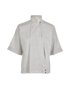 Hermes Short Sleeve Shirt, £195, Clothing, Grey, Cotton, Front view