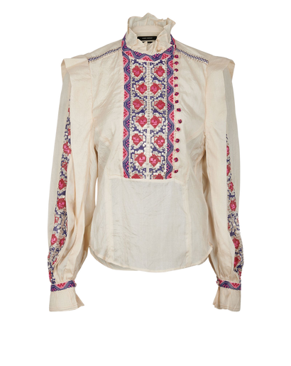 Isabel Marant Chandrali Embroidered Blouse, front view