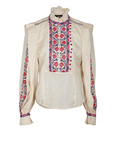 Isabel Marant Chandrali Embroidered Blouse, front view