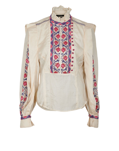 Isabel Marant Chandrali Embroidered Blouse, front view